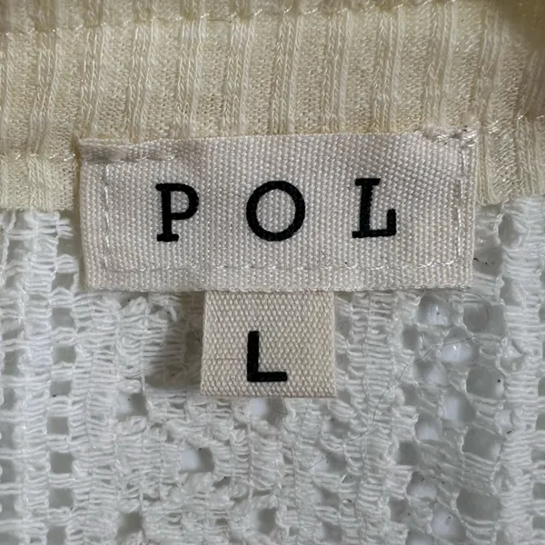POL Number Floral Crochet Button Detail Half Sleeve Top - Image 6
