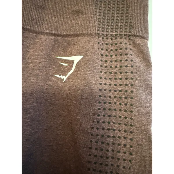 Gymshark Energy+ Seamless Leggings Dark Brown Marl High Rise‎ Medium - Image 3