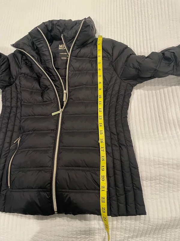 Michael KORS Black Quilted Puffer Jacket - Lightweight Women's Coat (XS) - Image 9