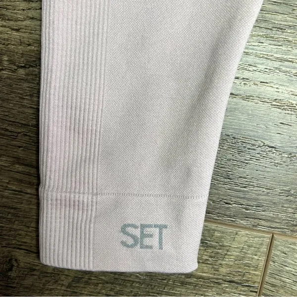 Set Active Sculptflex Legging in Fawn Seamless Ribbed Activewear Pants Medium - Image 9