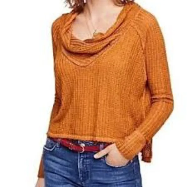 We The Free wildcat thermal long sleeve top women’s size medium‎ trendy casual - Image 3