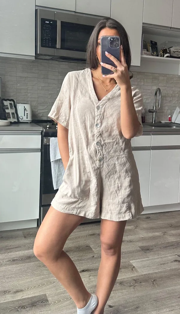 Zara Tan Romper - Image 3