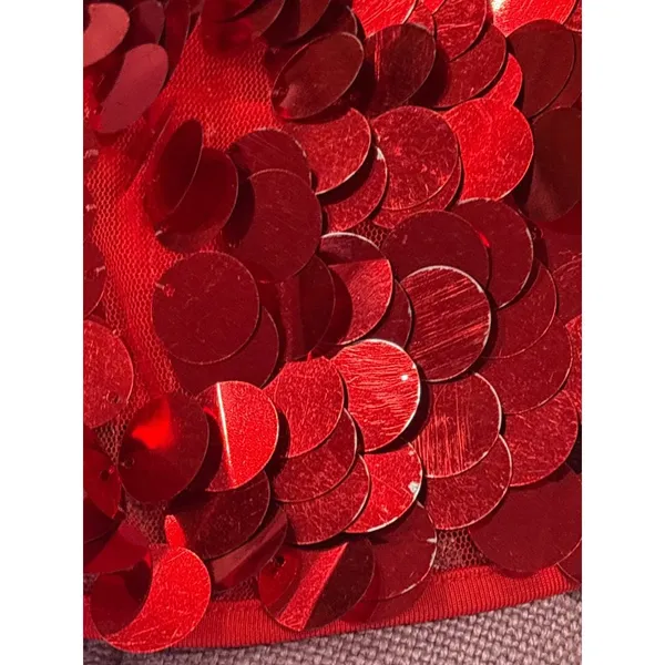 MORE TO COME x Emma Rose Yarina Mini Dress in Red XSmall New Womens Party - Image 8
