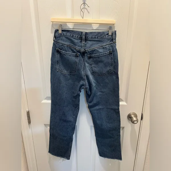 Old Navy Distressed Dark Blue Jeans - Image 2