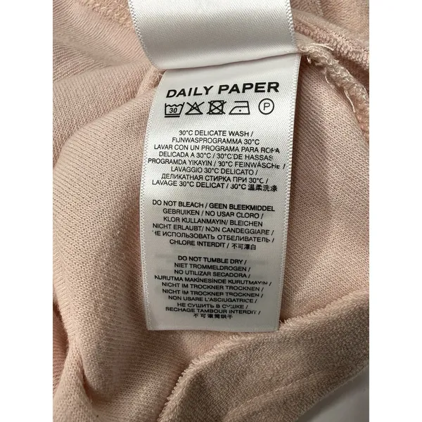 Daily Paper Renu T-shirt Women‎ Size M Hushed Pink Trendy Girlcore Hipster New - Image 9