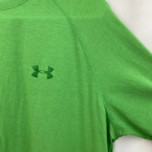 NWOT Under Armour‎ men’s green loose heat gear lightweight active shirt athletic - Image 2