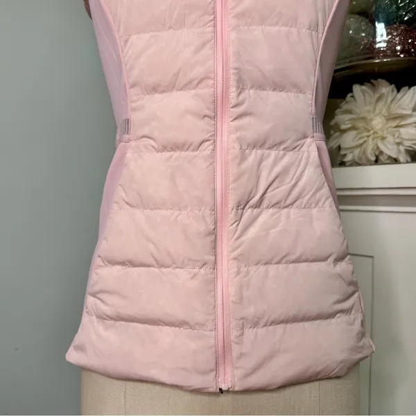 Lululemon Down For It All Vest Down Winter Coat Pink Mist Size 4 - Image 6
