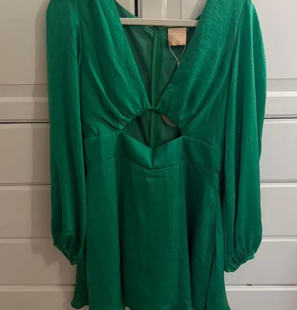 Sage + Paige Bring It On Mini Dress - Emerald - Image 2