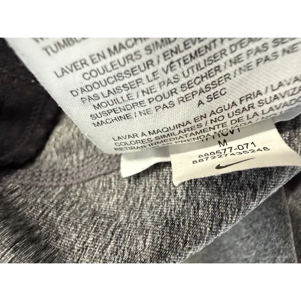 Nike Pro Dri-FIT‎ Womens Gray Heather Compression Athletic Shorts M - Image 5