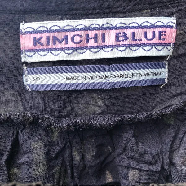 KIMCHI BLUE UO Moe Dot Lace Babydoll Mini Dress S - Image 8
