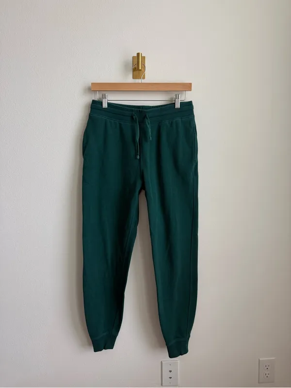 Richer Poorer Dark Green Drawstring Jogger Sweatpants Small - Image 3