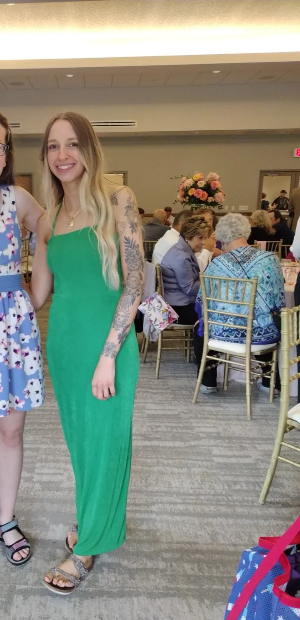 Green Wild Fable Dress - Image 2