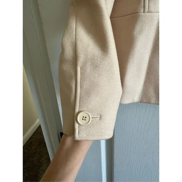 NWT Sandra Angelozzi "Nude" Jacket Size 40 80%wool 20% acrylic A Size M - Image 8