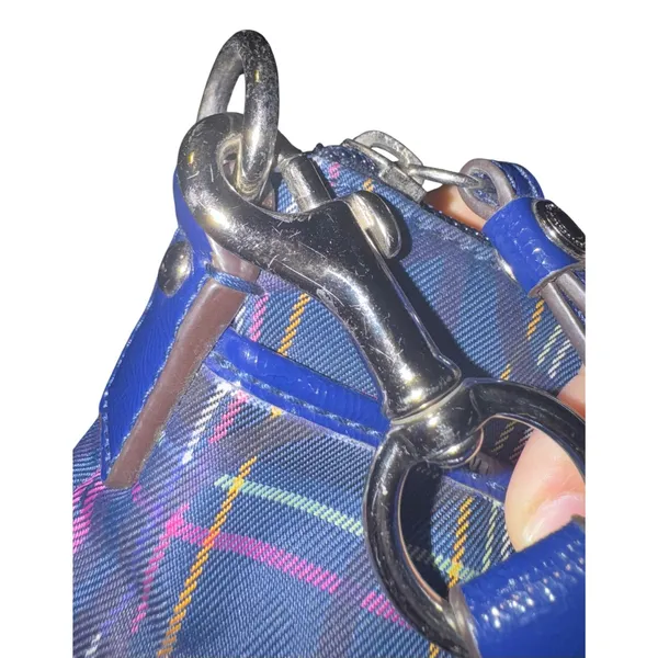 COACH‎ Poppy Tartan Plaid Signature Messenger Bag Crossbody Preppy Fall Luxury - Image 6