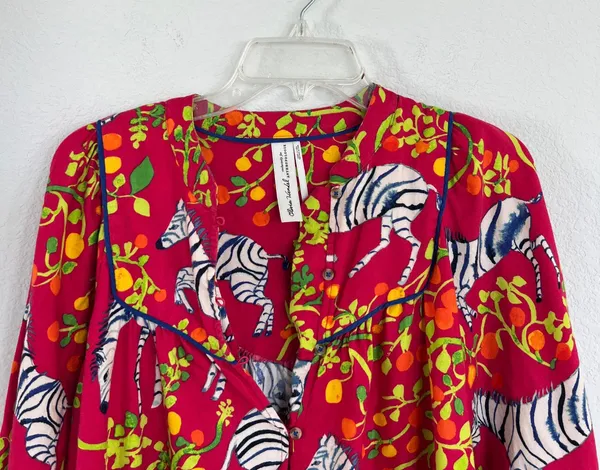 Olivia Wendel X Anthropologie Flannel Sleep Dress Size XS - Image 3