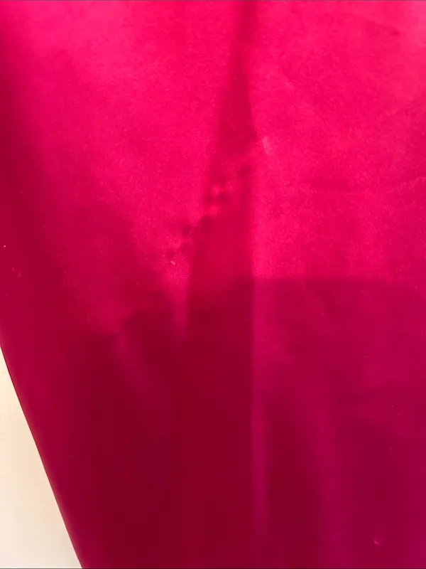Nicole Miller Hot Pink Satin Midi Slip Skirt - Image 3