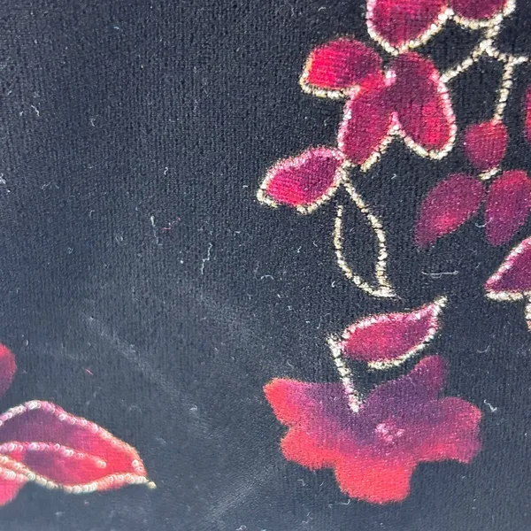 Notations Vintage‎ Velvet Top Black L - Image 6
