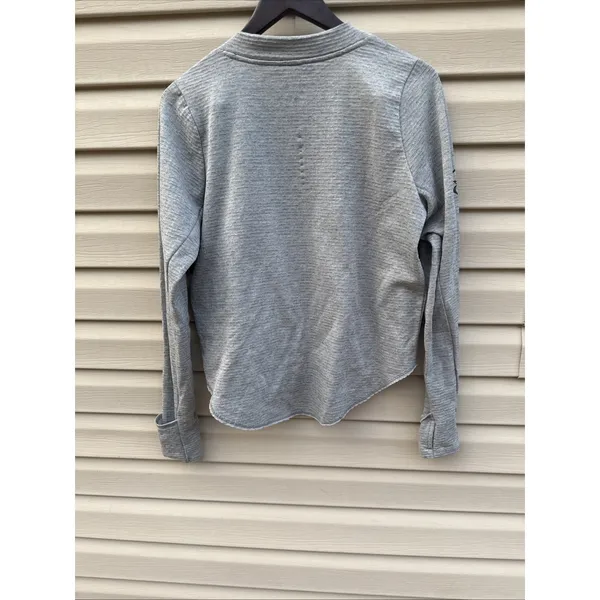 NIKE Running THERMA SPHERE ELEMENT DRI FIT LONG SLEEVE TOP Grey‎ M Pitt Panthers - Image 6