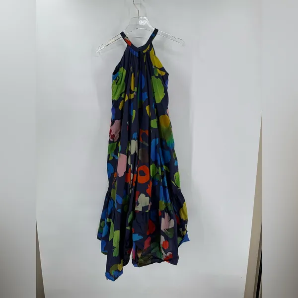 Anthropologie WHIT TWO Floral Halter Midi Dress‎ size xs - Image 5