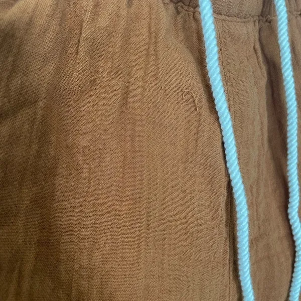 Old navy orange linen shorts - Image 3