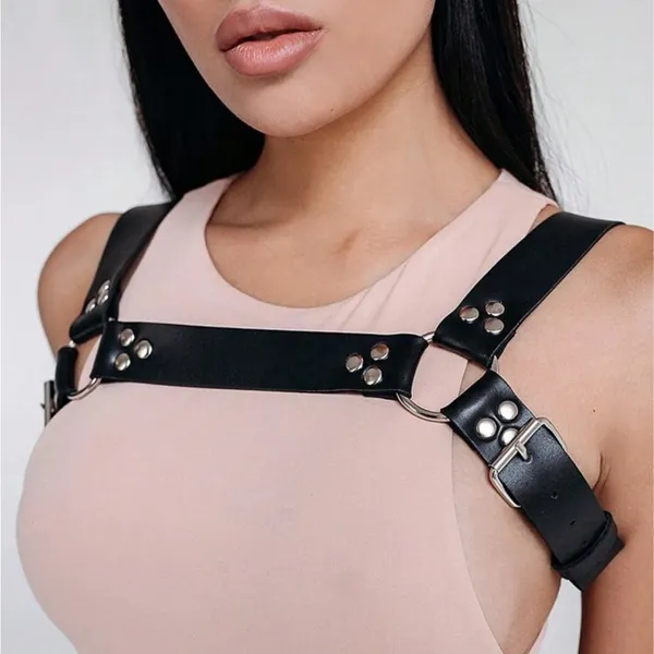 Thick Black Overbust Harness New - Image 2