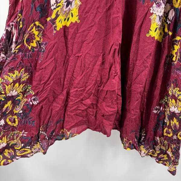 Free People Intimately Dress SZ Medium Marsha Lace Slip NWT Wine Floral Boho - Image 14