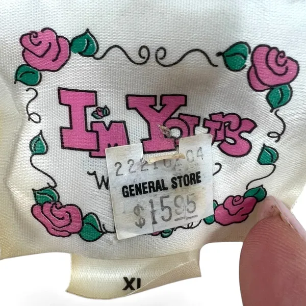 VINTAGE Dead Stock XL Handpainted by I'm Yours Halloween Witch Sweatshirt - Image 2