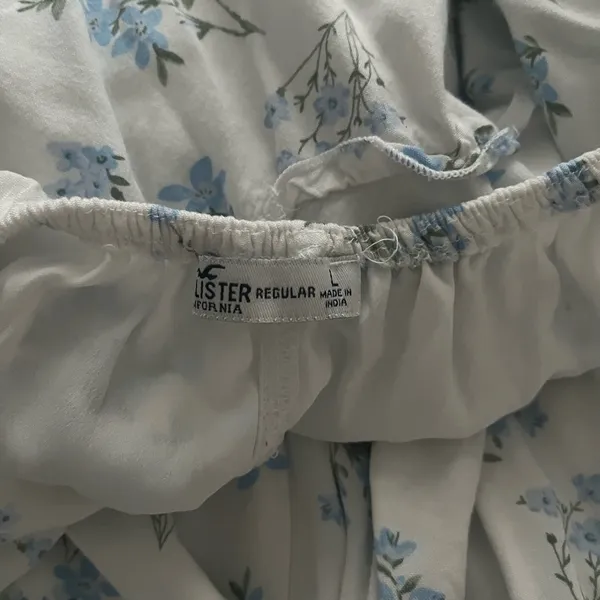 Hollister Light Blue Floral Dress - Image 3