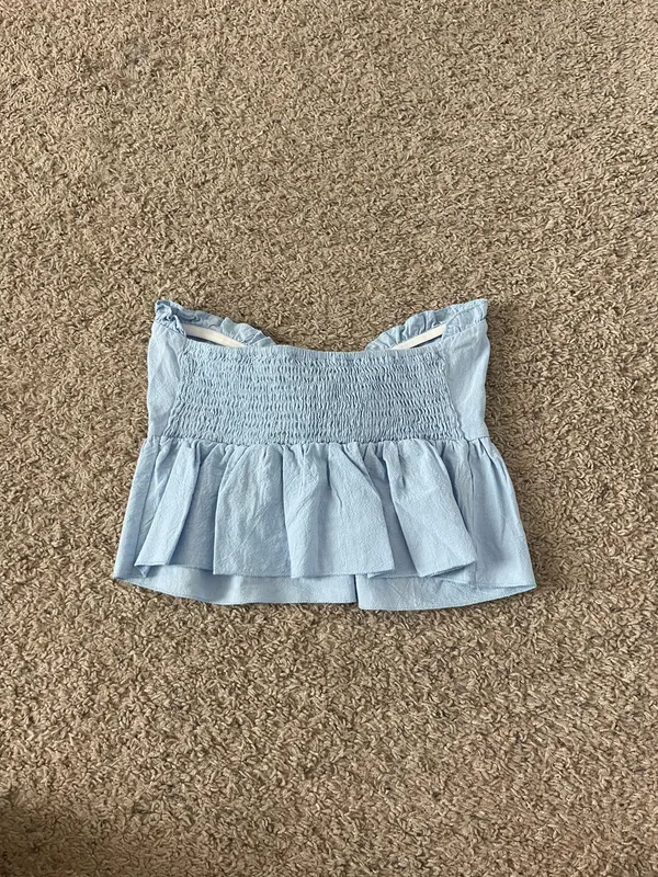 Strapless Crop Top Shein - Image 2
