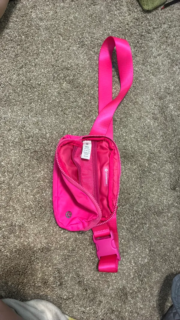 Hot Pink Lululemon Belt Bag - Image 3