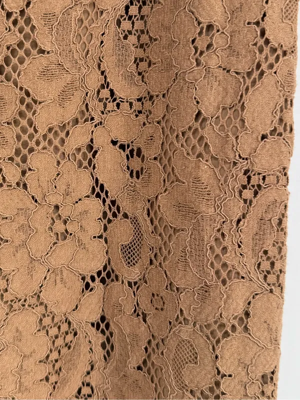 Max Mara tan lace pants size 40 - 8 us - Image 3