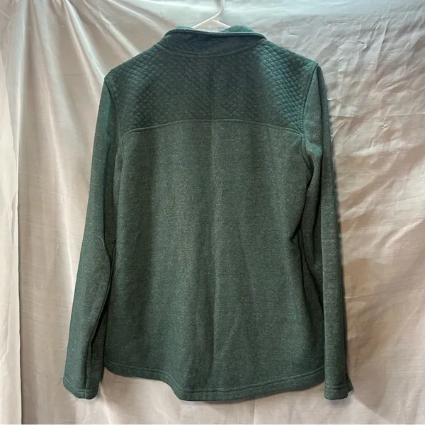 Avalanche green, 1/4 Zip Pullover Jacket, womens, large. - Image 2