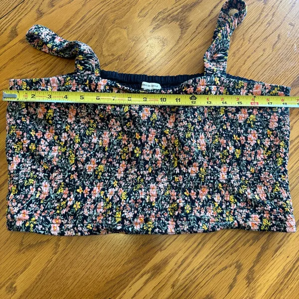 American Eagle Floral Halter Top Womens Extra Large‎ XL Sleeveless - Image 6
