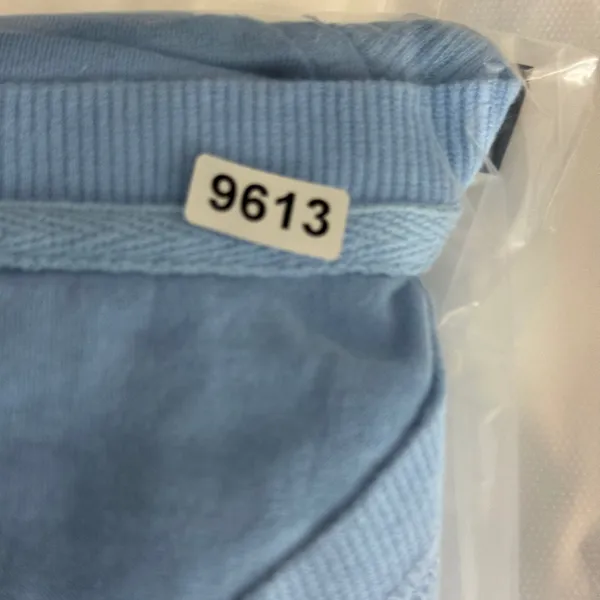 Pilcro Anthropologie Blue Sleeveless Peplum Button Side Swiss Dot Top M - Image 9