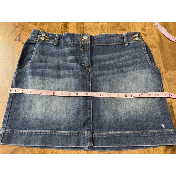 EUC Womens Tommy Hilfiger denim jean skirt‎ vintage stretch vintage size 10 - Image 8
