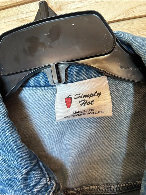 Simply Hot Blue Denim Corvette Vest - Large - Image 3