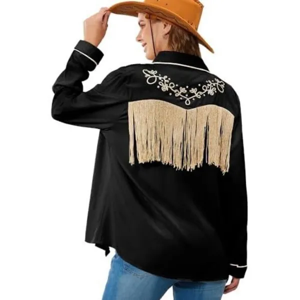 ✨Idyllwind Womens Cory Ray Lurex Long Sleeve Western Sz XS Top✨ - Image 3