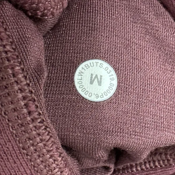 Lululemon Broken‎ Beats Sweatshirt Sweater Dress Size Medium Plumful Mauve - Image 11