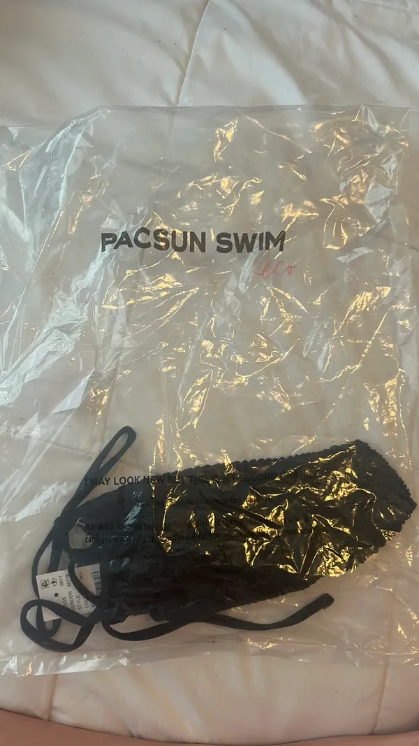 Pacsun Black Tie Bikini Bottom - Image 2