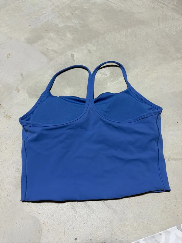YPB your personal best Abercrombie fitch cropped blue tank medium - Image 3