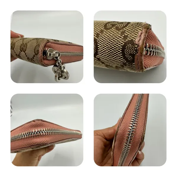 GUCCI GG Supreme Interlocking G Zip-Around Wallet - Image 6