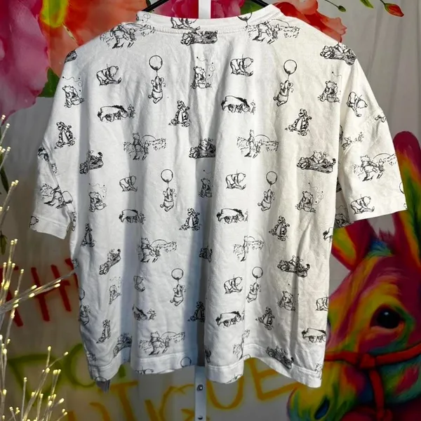 B 81. Disney Winnie the Pooh white cotton t-shirt - Image 3