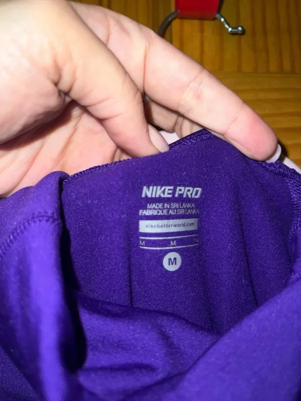 Nike Purple Cowl Neck Dri-FIT Women's Pullover - Image 7