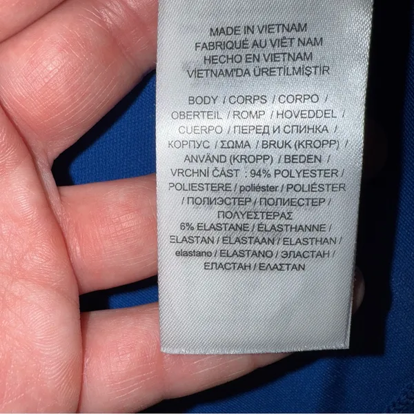 Lauren Ralph Lauren women’s cobalt blue classic tank dress 14 workwear summer‎ - Image 4
