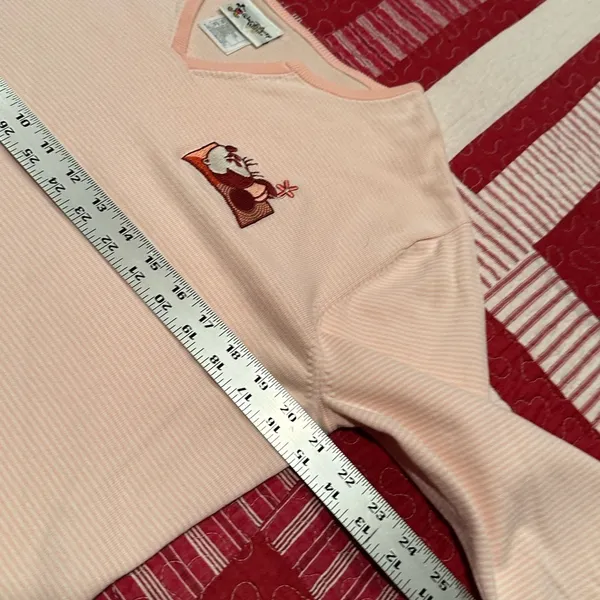 Disney Pink and White Striped Tee - Image 10