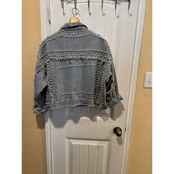 P Cill Jacket Studded Jacket, A Statement Piece To You . Size M - Image 6