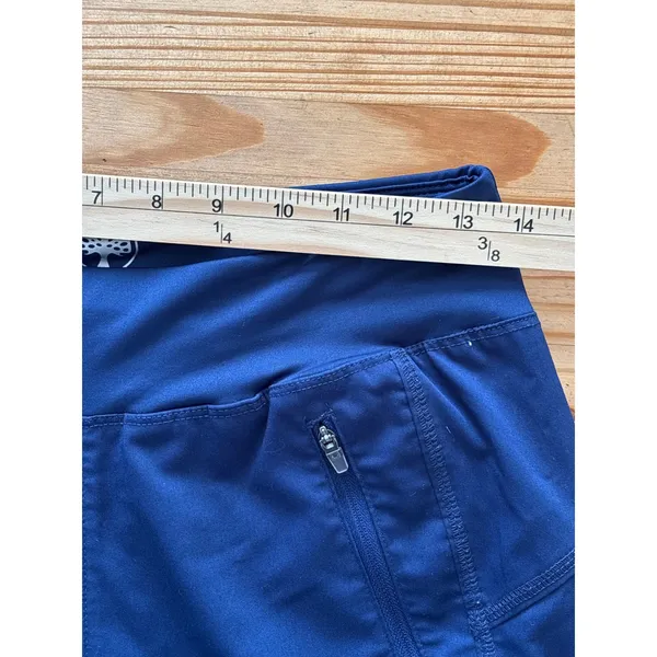 Healing Hands Scrub Joggers XS Purple Label Tara Navy Blue Yoga Waistband 9233 - Image 7