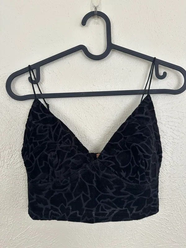 Free People Velvet Bralette - Image 4
