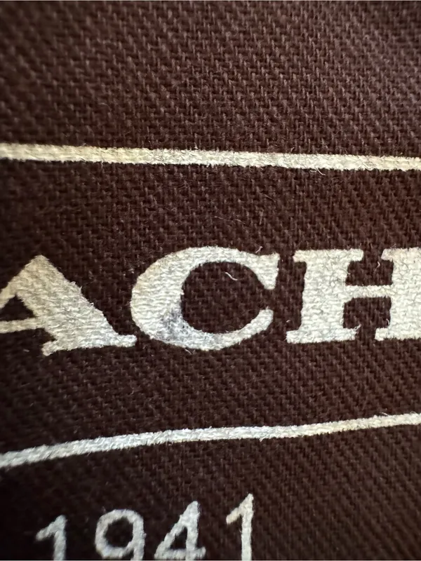Coach Storage Drawstring Dust Bag Travel Purse Cotton Brown Dustbag Logo 19 X 15 - Image 3