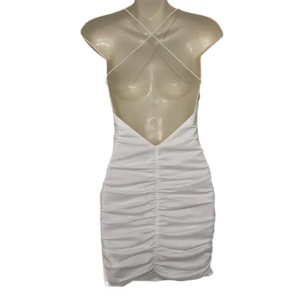 Tiger Mist Reese Body Con Dress White Medium - Image 5